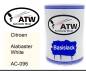 Preview: Citroen, Alabaster White, AC-096: 500ml Lackdose, von ATW Autoteile West.